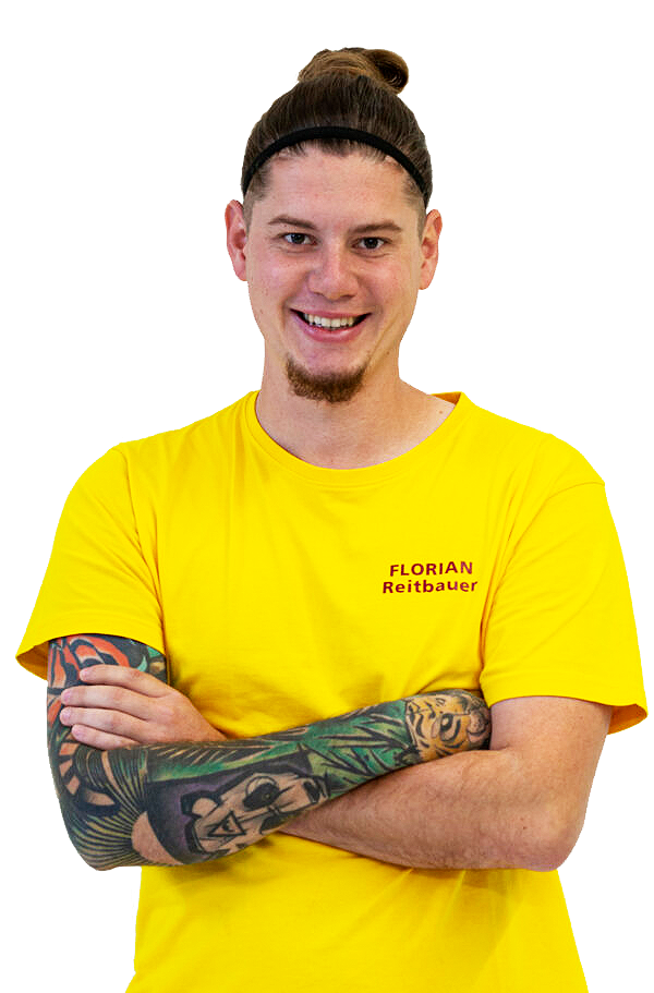 Portraitbild von Florian Reitbauer, Malermeister und Geschäftsführer von Maler Reitbauer in Anger bei Weiz und Gleisdorf.