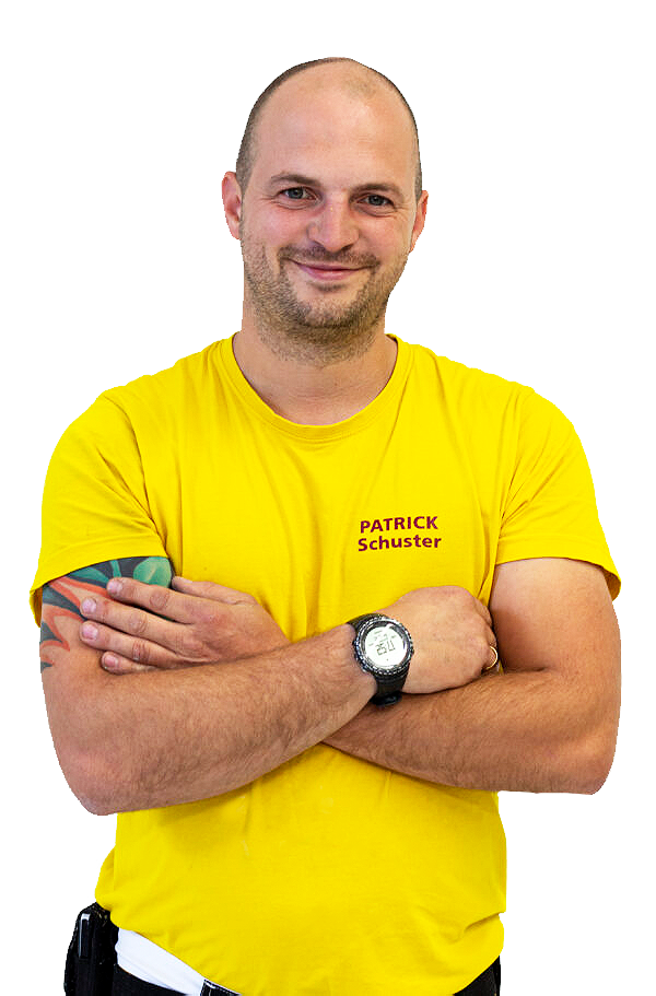 Portraitbild von Patrick Schuster, Maler beim Maler Reitbauer in Anger bei Weiz und Gleisdorf.