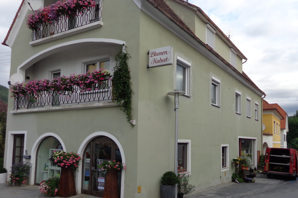 Blumengeschäft vor der Renovierung